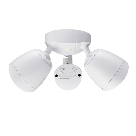 Millennium Lighting 11" Security Flood Light, White/Clear - M-18002-MW