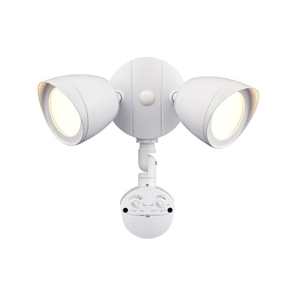 Millennium Lighting 11" Security Flood Light, White/Clear