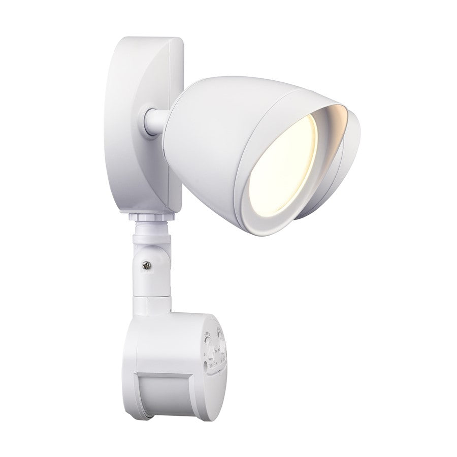 Millennium Lighting 11" Security Flood Light, White/Clear