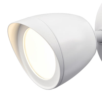 Millennium Lighting 11" Security Flood Light, White/Clear