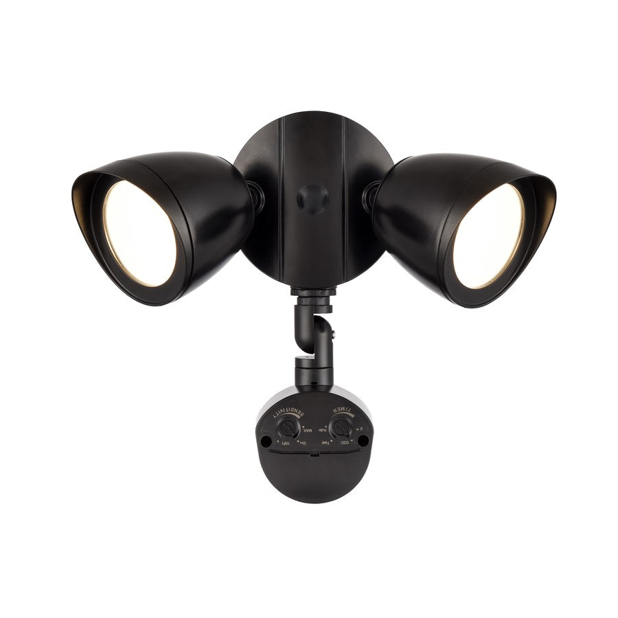 Millennium Lighting 11" Security Flood Light, Black/Clear