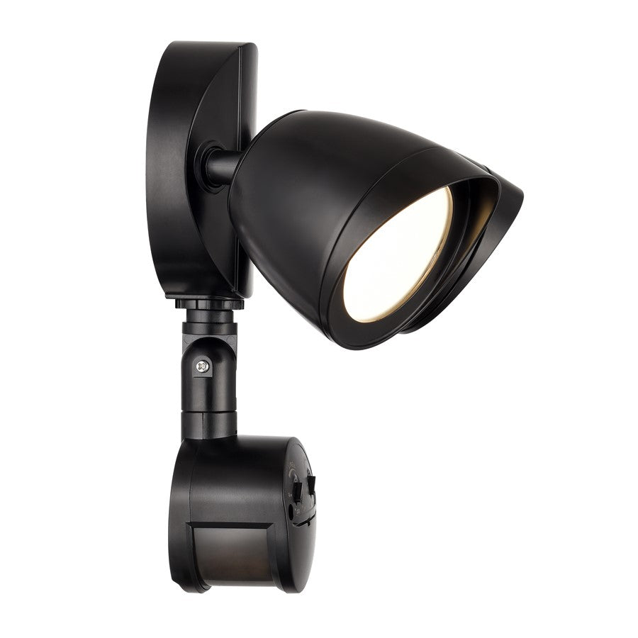 Millennium Lighting 11" Security Flood Light, Black/Clear