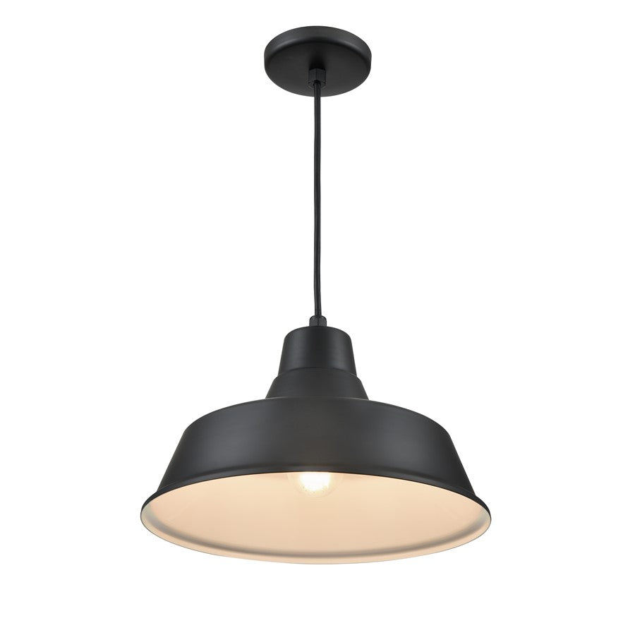 Millennium R Series 1Lt 14" Cord Hung Classic Warehouse, Black