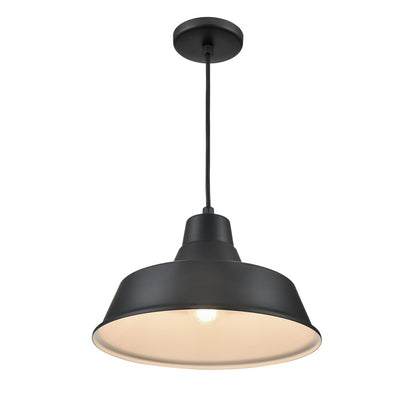 Millennium R Series 1Lt 14" Cord Hung Classic Warehouse, Black