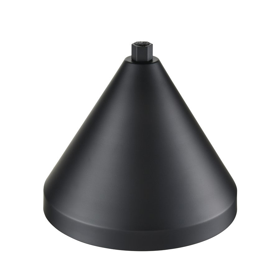 Millennium Lighting R Series 1Lt 13" Cone Shade, Satin Black