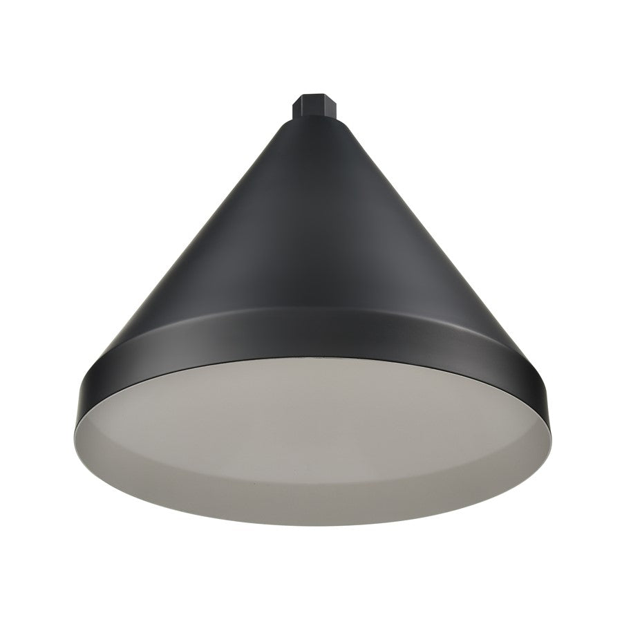 Millennium Lighting R Series 1Lt 13" Cone Shade, Satin Black