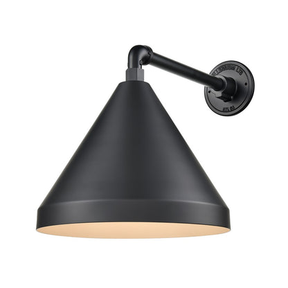 Millennium Lighting R Series 1Lt 13" Cone Shade, Satin Black