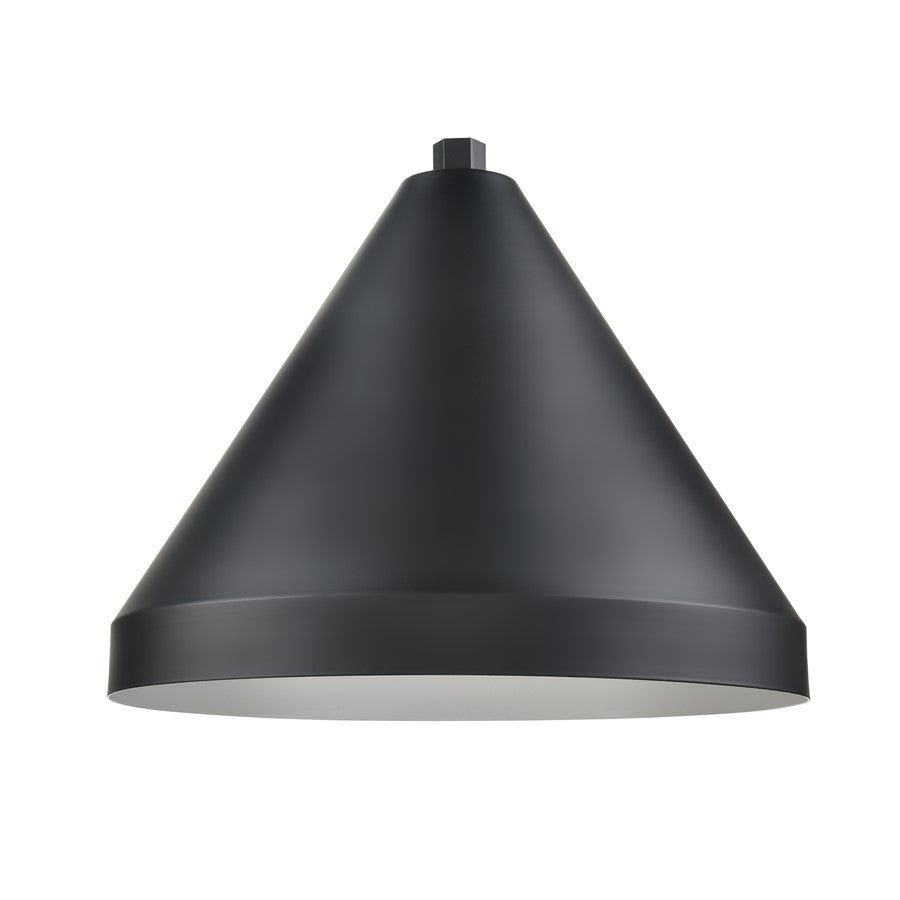 Millennium Lighting R Series 1Lt 17" Cone Shade, Satin Black - RCS17-SB
