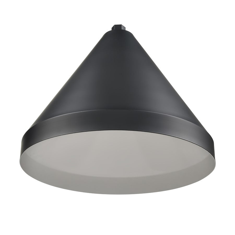 Millennium Lighting R Series 1Lt 17" Cone Shade, Satin Black