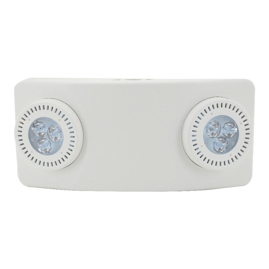 RP Lighting EM Light 120-277 SelfDiagnostic H/O, White - REL6LED-WH-HO-SD