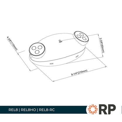 RP Lighting Em Light 120/277V 50/60Hz 210lm, White
