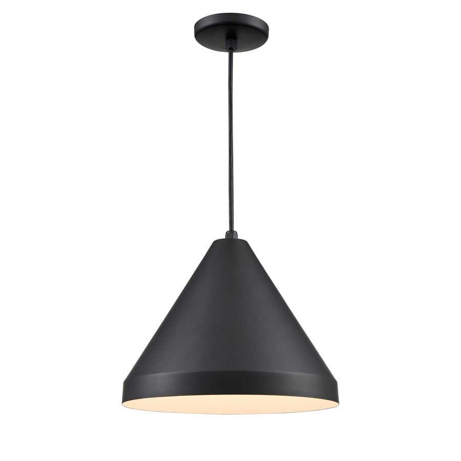 Millennium R Series 1Lt 17" Cord Hung Wide Cone, Satin Black - RWCC17-SB