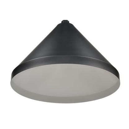 Millennium Lighting R Series 1Lt 17" Wide Cone, Satin Black