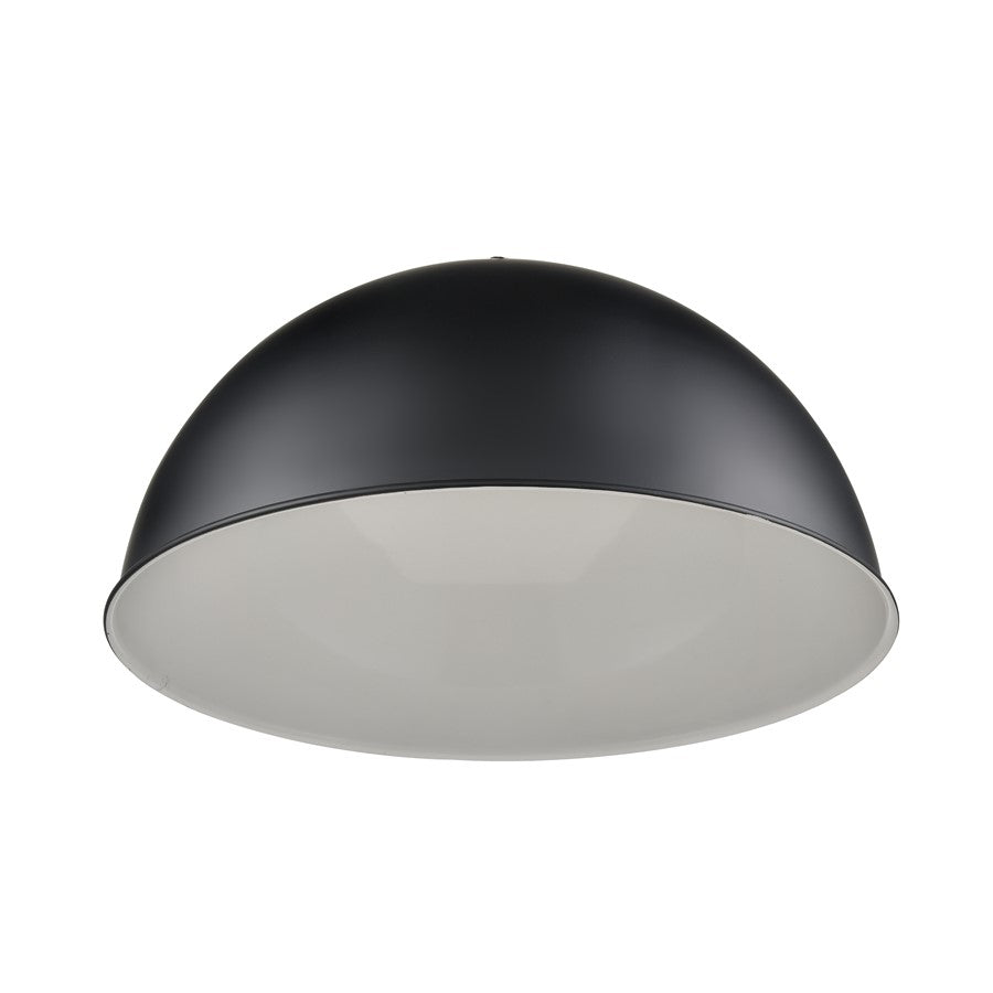 Millennium Lighting R Series 1Lt Wide Deep Bowl, Satin Black
