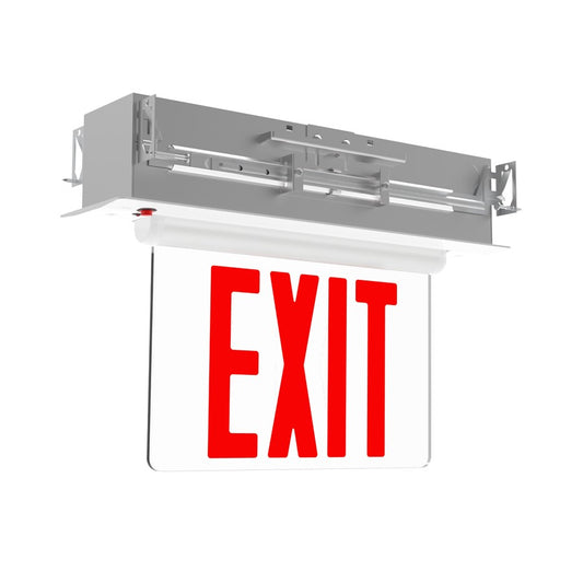 RP Lighting Edge Exit/Recess Mt/Single Face, White - RXL33RW