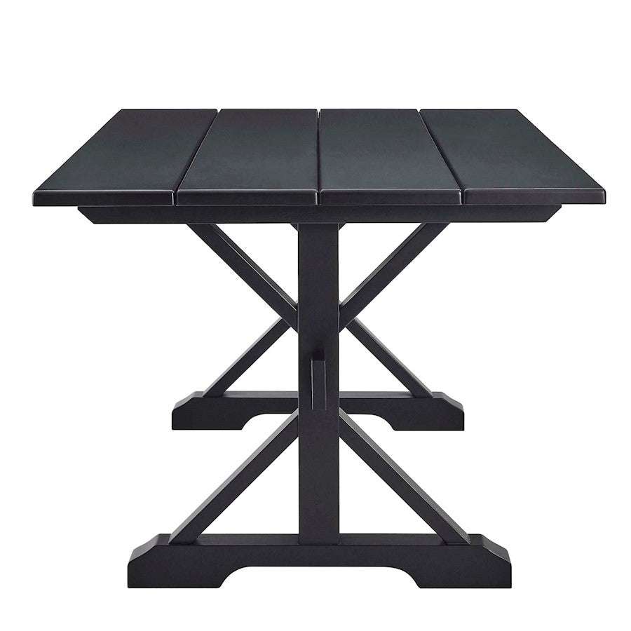 Modway Windchime 71" Dining Table, Black - EEI-4579-BLK