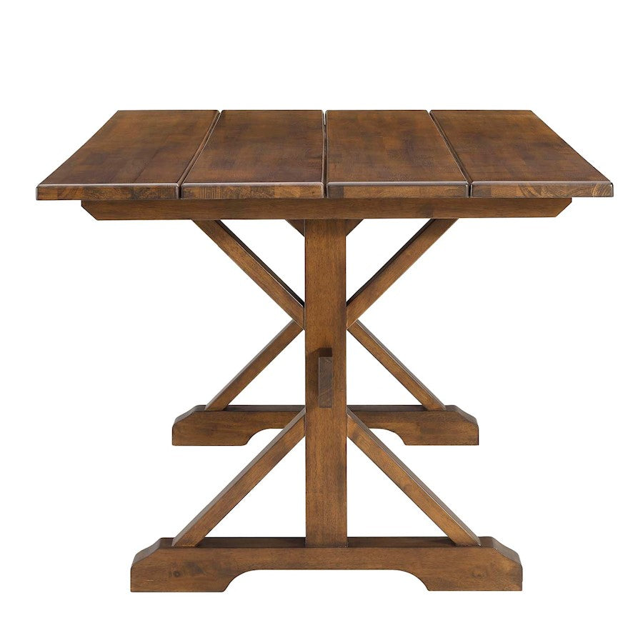 Modway Windchime 71" Dining Table, Walnut - EEI-4579-WAL