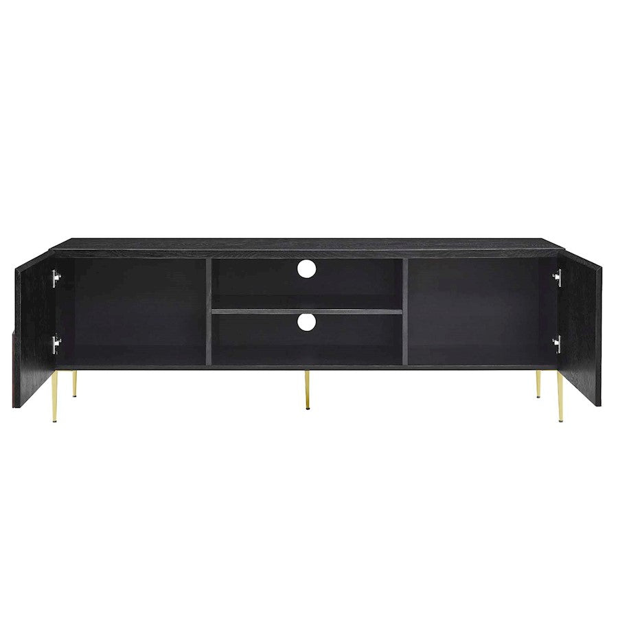 Modway Alchemist 72" TV Stand, Black/Gold
