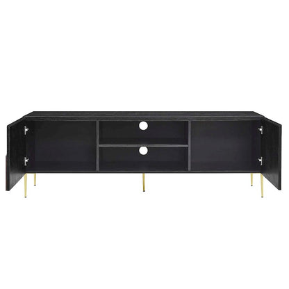 Modway Alchemist 72" TV Stand, Black/Gold