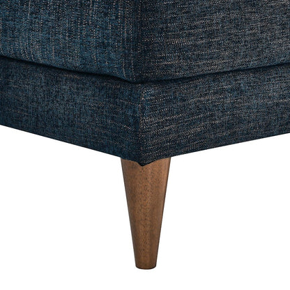 Modway Zoya Ottoman, Navy Fabric