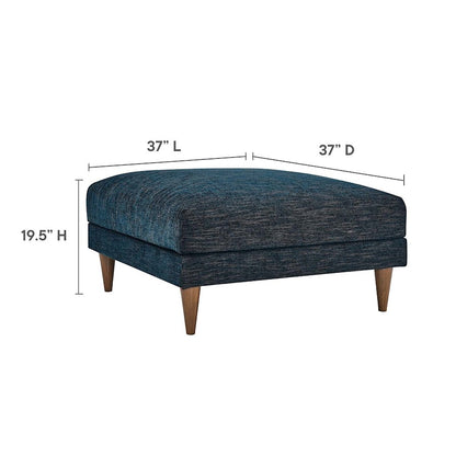 Modway Zoya Ottoman, Navy Fabric