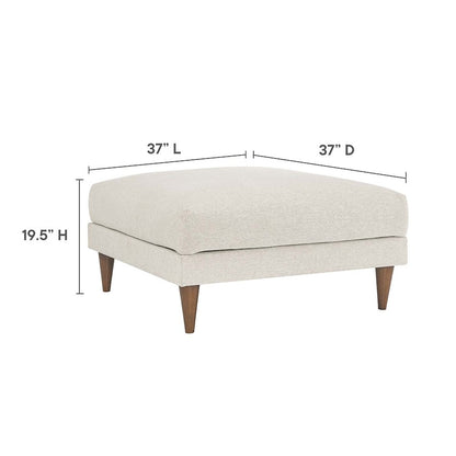 Modway Zoya Ottoman, Ivory