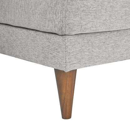 Modway Zoya Ottoman, Light Gray Fabric