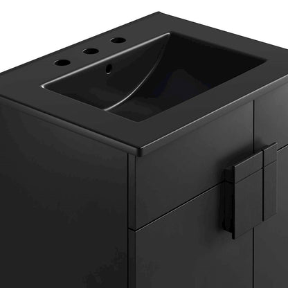 Modway Miles 24" Bathroom Vanity, Black