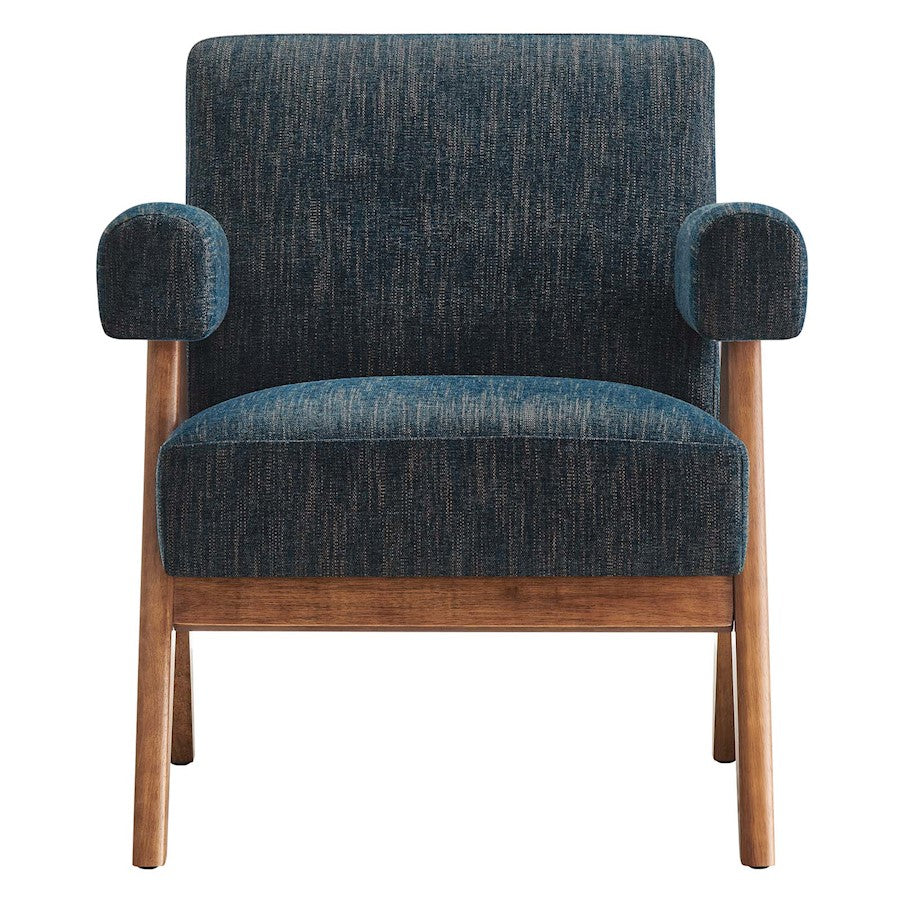 Modway Lyra Fabric Armchair, Azure Fabric