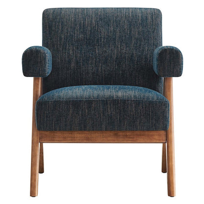 Modway Lyra Fabric Armchair, Azure Fabric