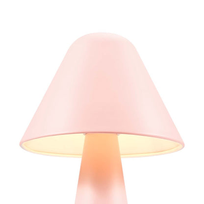 Jovial Metal Mushroom Table Lamp, Pink