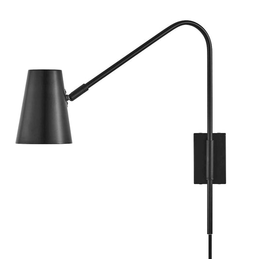 Modway Faye Metal Wall Sconce, Black - EEI-6532-BLK