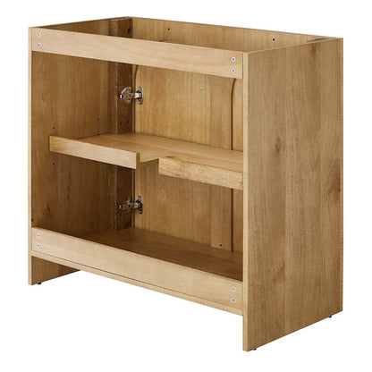Modway Appia 36" Bathroom Vanity Cabinet, Oak
