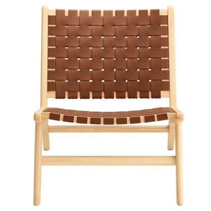 Modway Saoirse Lounge Chair, Natural Brown