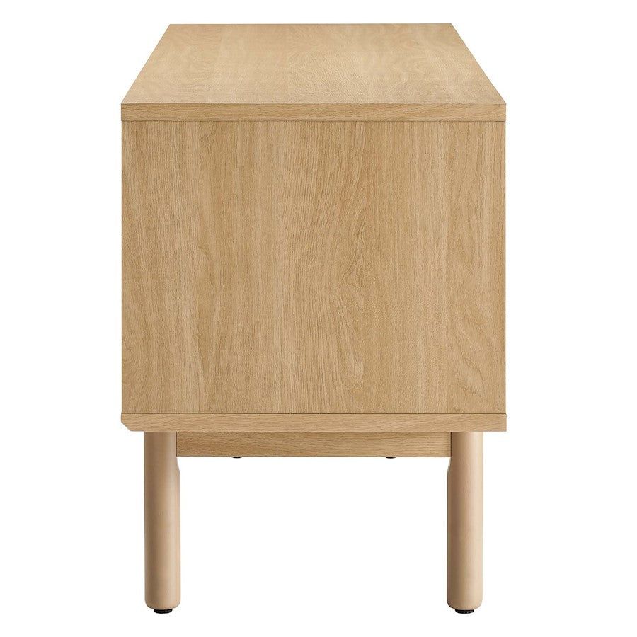 Modway Milo 59" TV Stand, Oak/Tan - EEI-6584-OAK-TAN