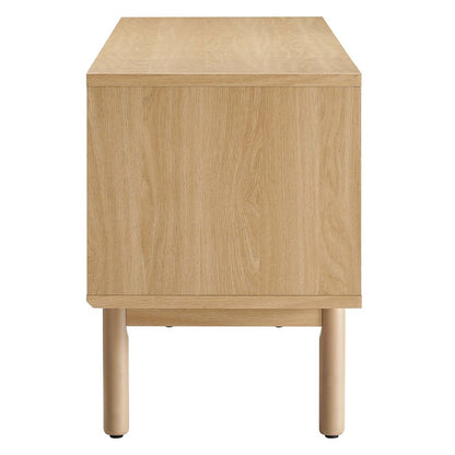 Modway Milo 59" TV Stand, Oak/Tan - EEI-6584-OAK-TAN