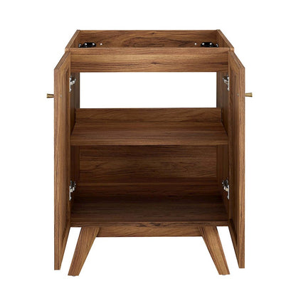 Modway Soma 24" Bathroom Vanity Cabinet, Walnut