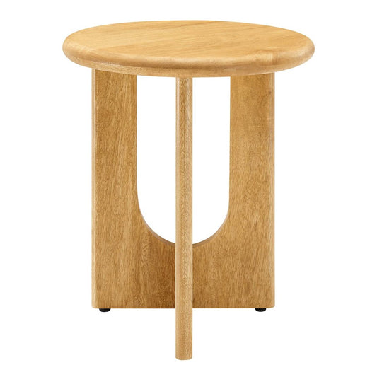Modway Rivian Round Side Table, Oak - EEI-6595-OAK