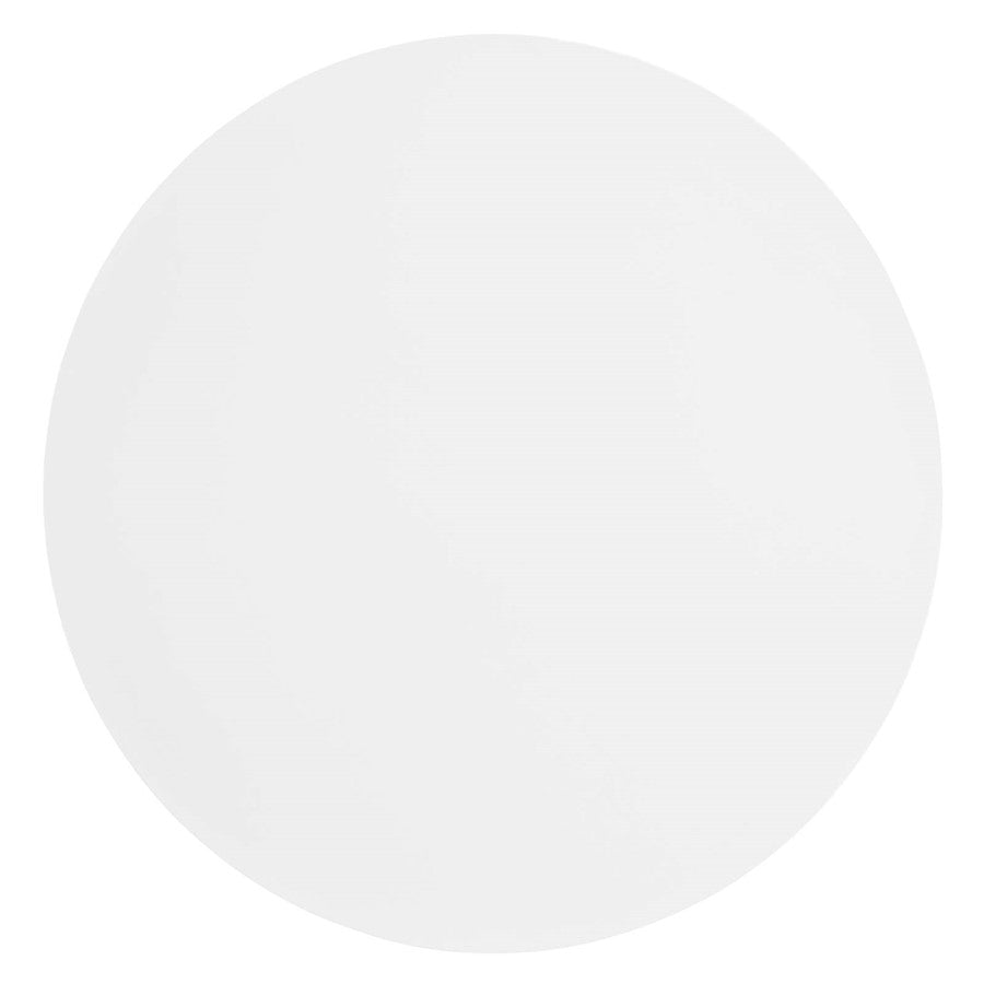 Modway Aliza Round Marble Side Table, White
