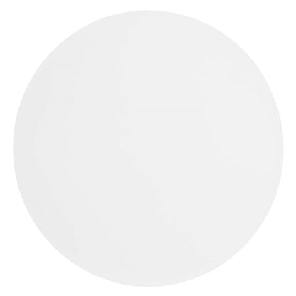 Modway Aliza Round Marble Side Table, White