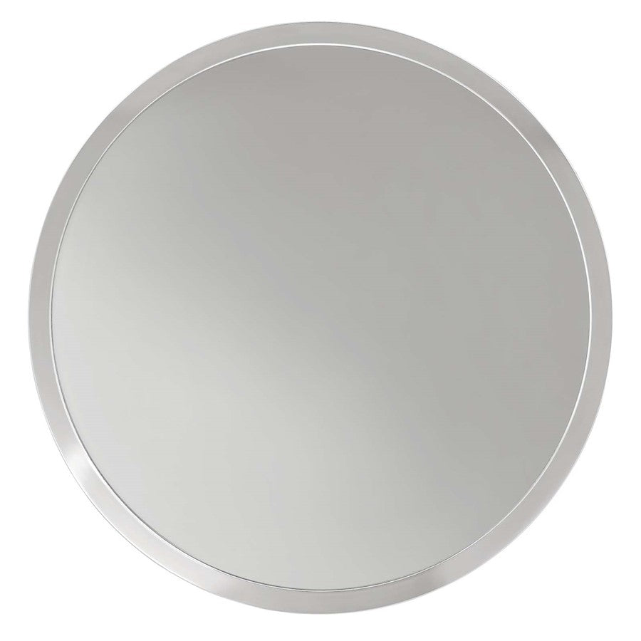 Modway Maren Round Side Table, Nickel