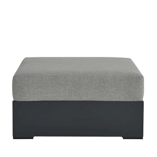 Modway Tahoe Outdoor Ottoman, Gray - EEI-6627-GRY-GRY