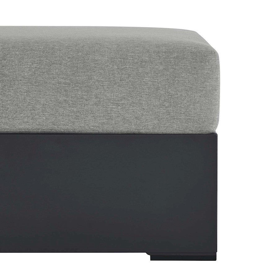 Modway Tahoe Outdoor Ottoman, Gray