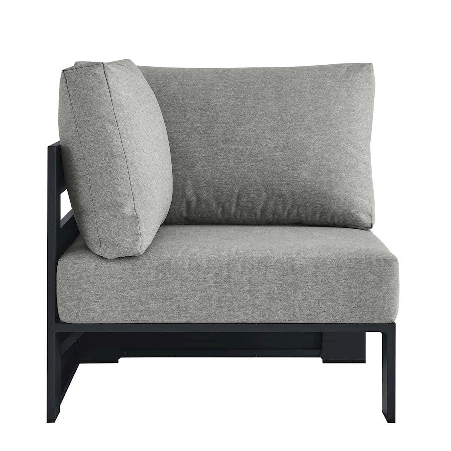 Modway Tahoe Outdoor Corner Chair, Gray - EEI-6631-GRY-GRY