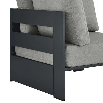 Modway Tahoe Outdoor Corner Chair, Gray