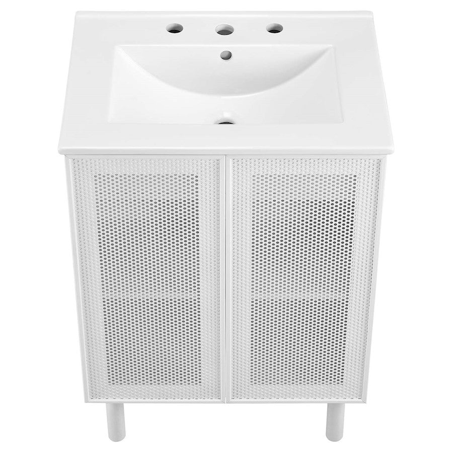 Modway Calla 24" Bathroom Vanity, White