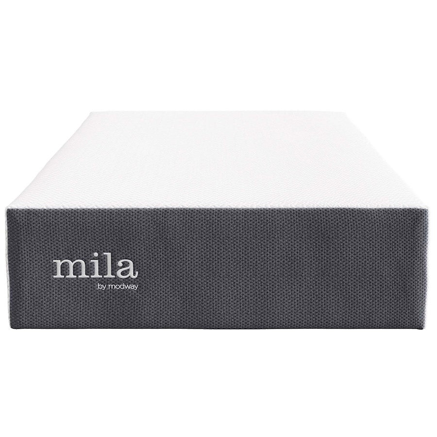Modway Mila 12" Twin Mattress, White - MOD-7102-WHI