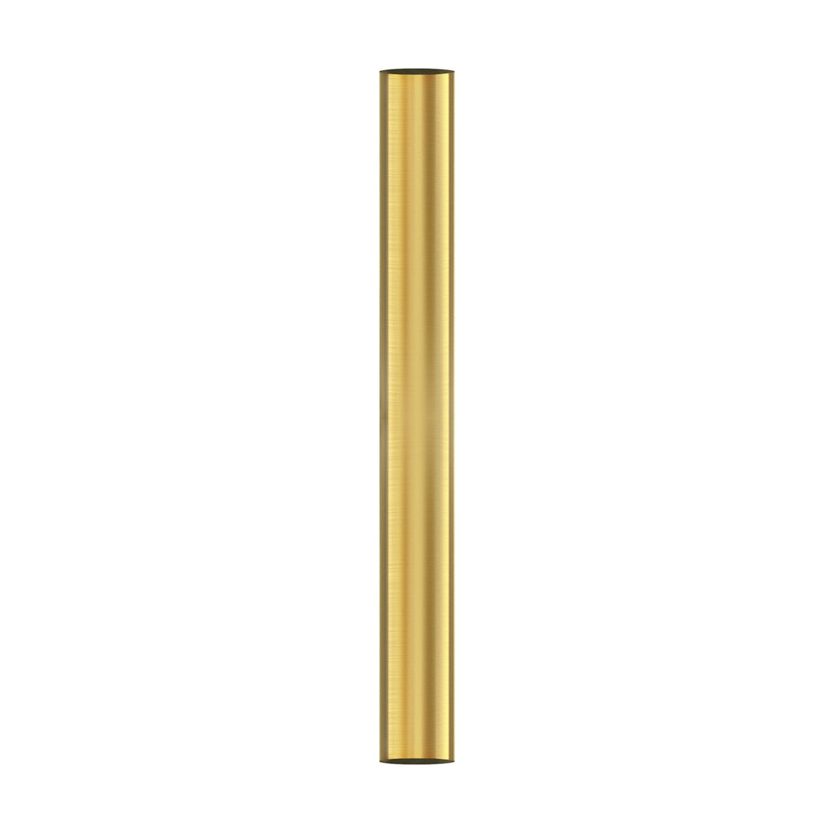 Matthews Fan Company Matthews-Gerbar 10in Down Rod | Brushed Brass Metal | Ceiling Fan Extension for High Ceilings | 1 x 10 in | Model 10DR-BRBR