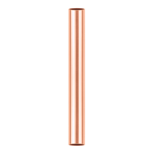 Matthews Fan Company Matthews-Gerbar 10in Down Rod | Polished Copper Metal | Ceiling Fan Extension for High Ceilings | D 1 x H 10 in | Model 10DR-CP