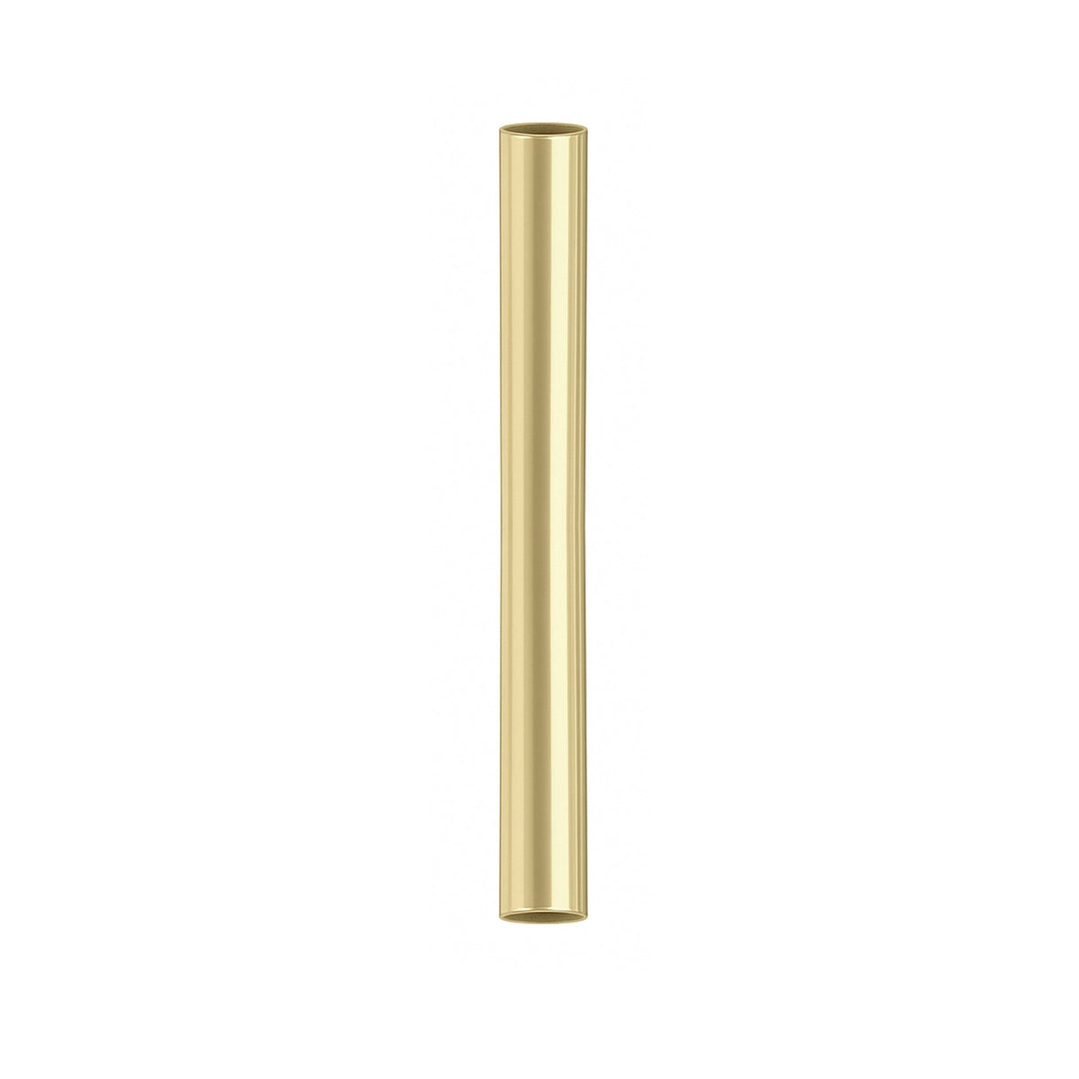 Matthews Fan Company Matthews-Gerbar 10in Down Rod | Polished Brass Metal | Ceiling Fan Extension for High Ceilings | D 1 x H 10 in | Model 10DR-PB